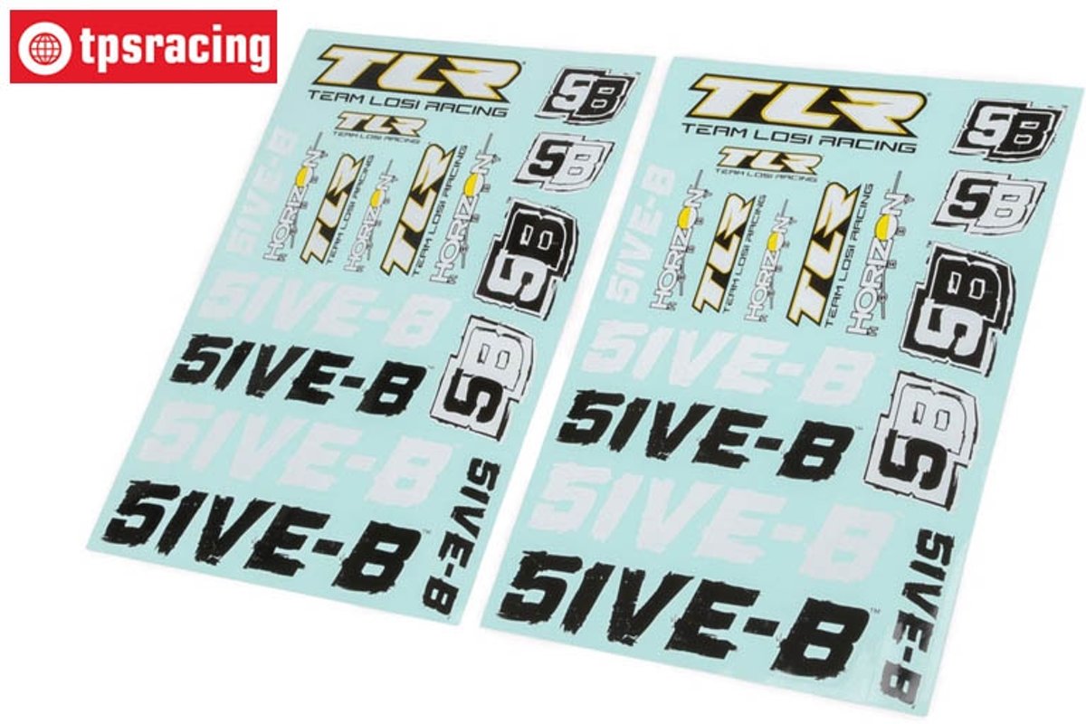 TLR259000, Stickers, TLR 5IVE-B, Set