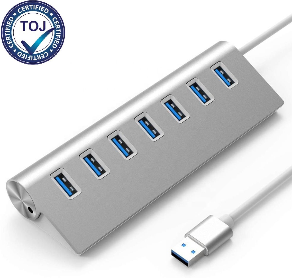 Usb poorten verdeler - 7 usb poorten - USB hub voor laptop / mac / computer