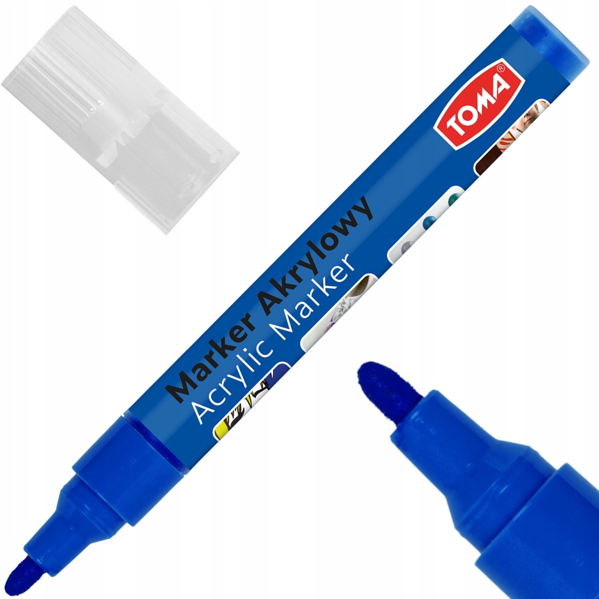 Toma TO-402 Acryl Marker 2,5mm Blauw