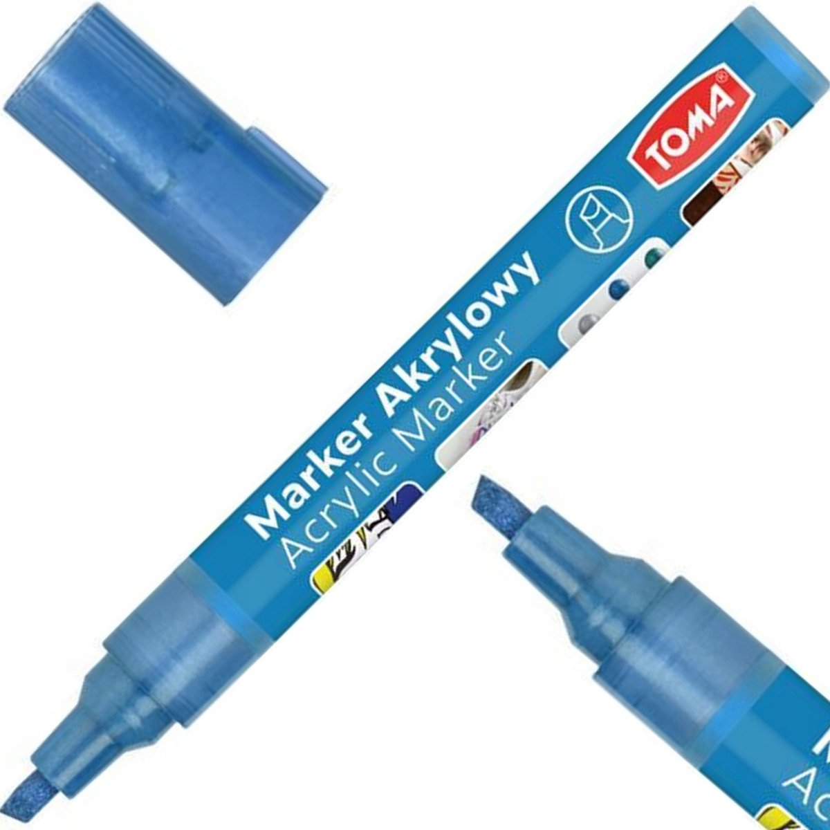 Toma TO-403 Acryl Marker Lichtblauw Metallic - 1-5mm
