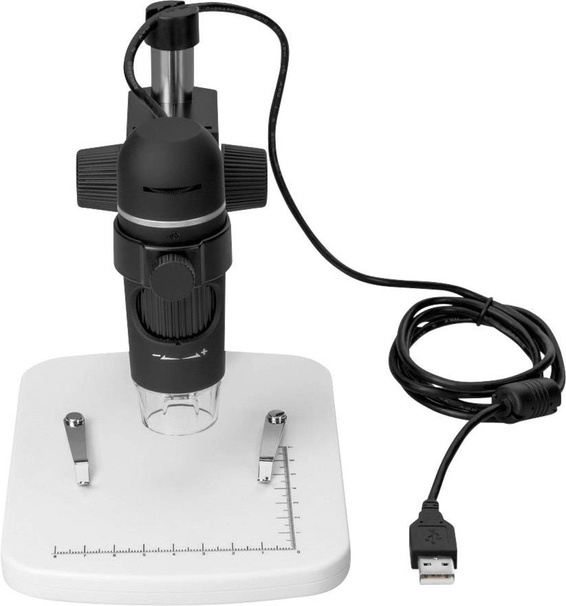 TOOLCRAFT USB-microscoop Met monitor 5 Mpix Digitale vergroting (max.): 150 x