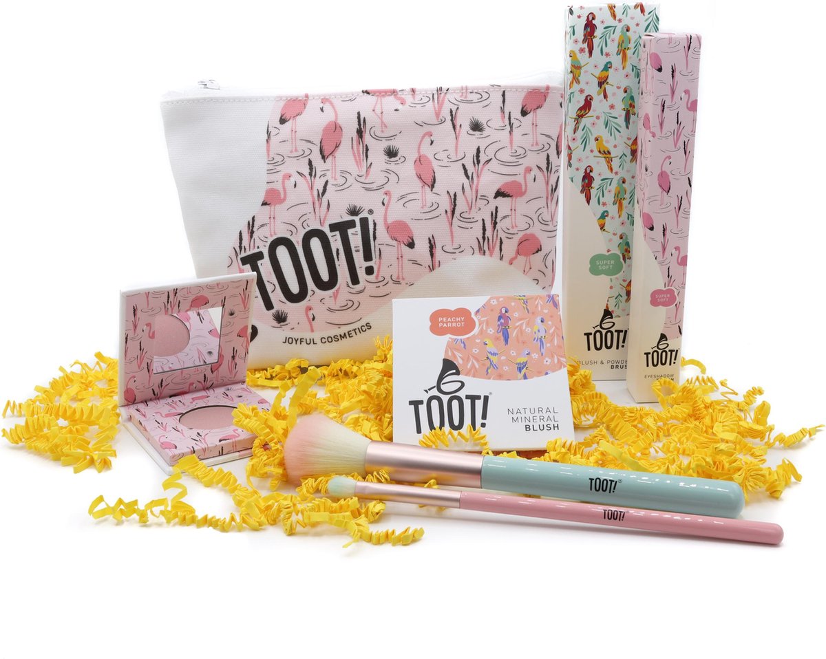 TOOT Natuurlijke Kinder Make-up Set - Flamingo - Large