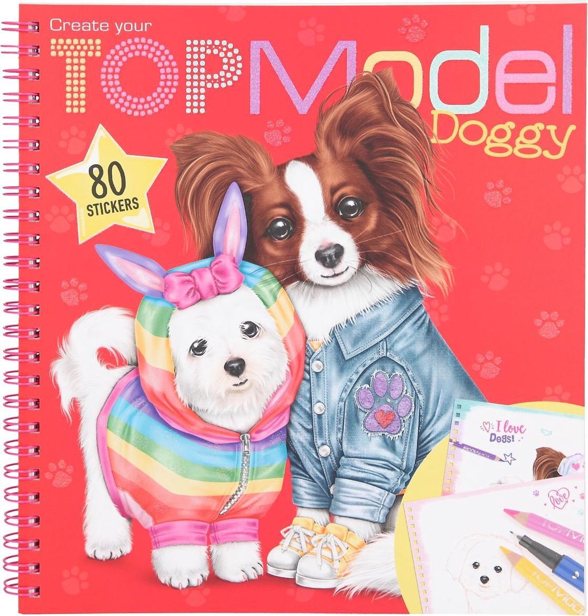 Create your TOPModel Doggy kleurboek