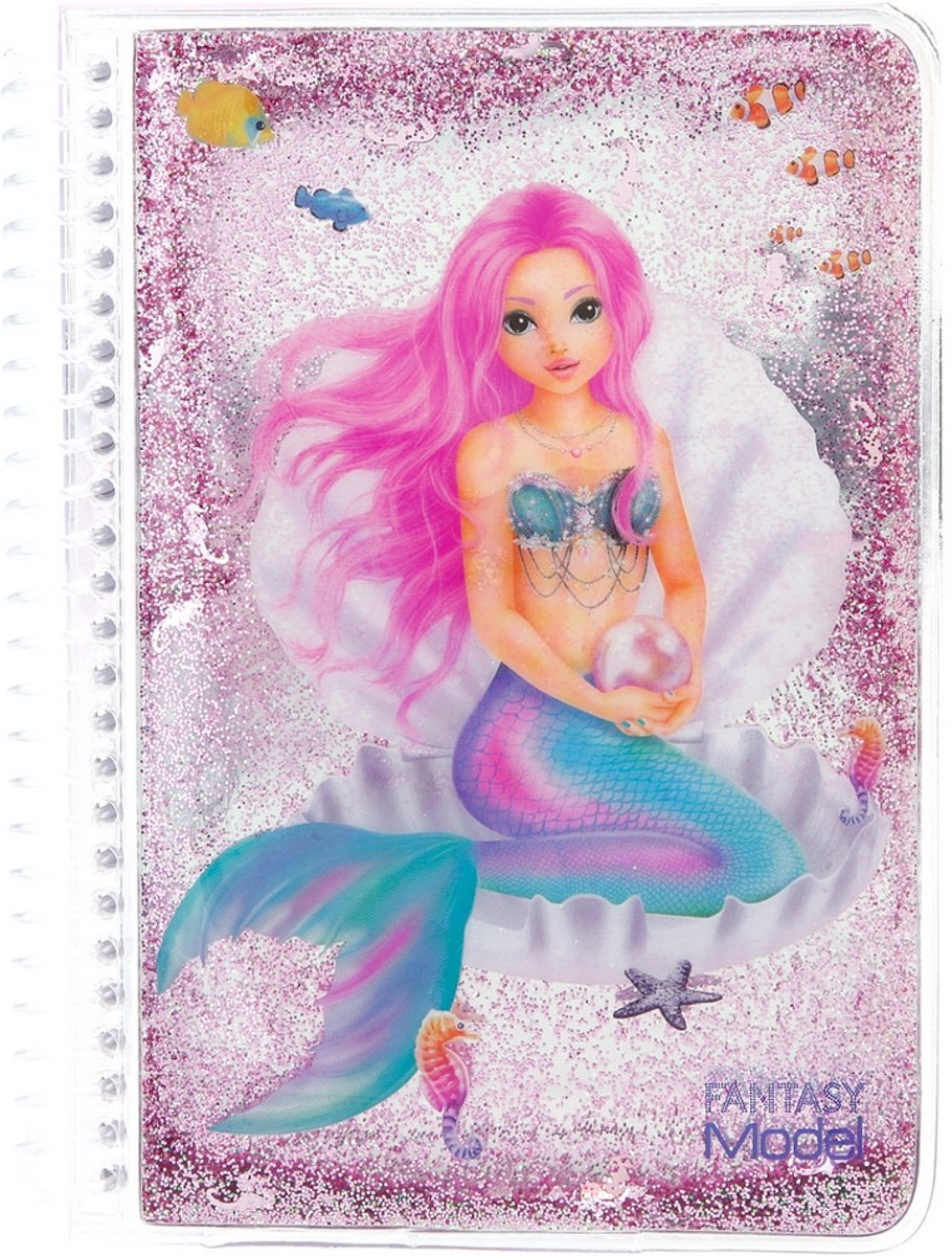 Fantasy Model Spiraalboekje Mermaid Roze