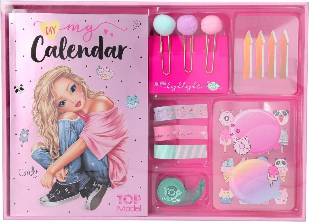 TOPModel Candy Cake kalender/ Agenda DIY