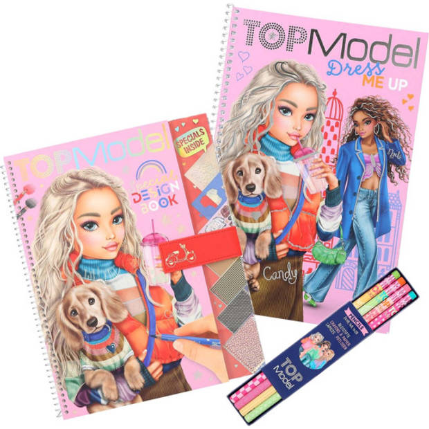   Creatief Design Pakket - Top Model - Dress Me Up - Pets - Potloden - Kado - Cadeau