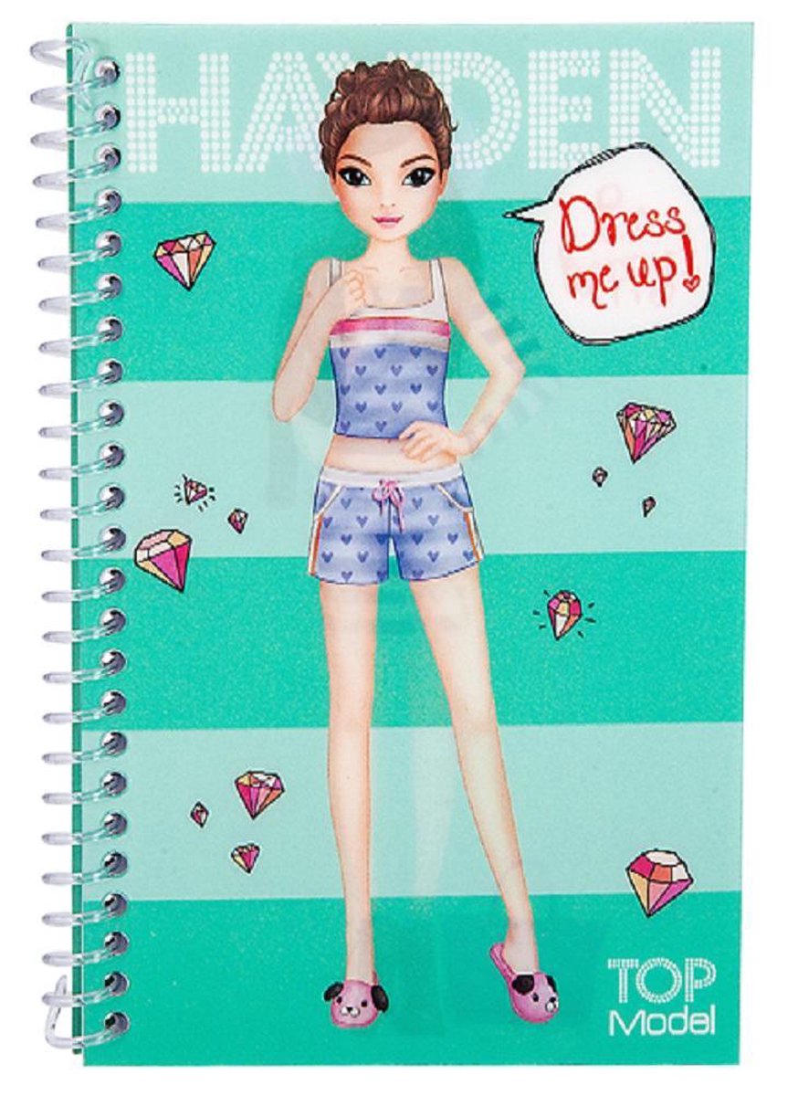 TOPModel Dress Me Up Pocket Stickerboek Turquoise