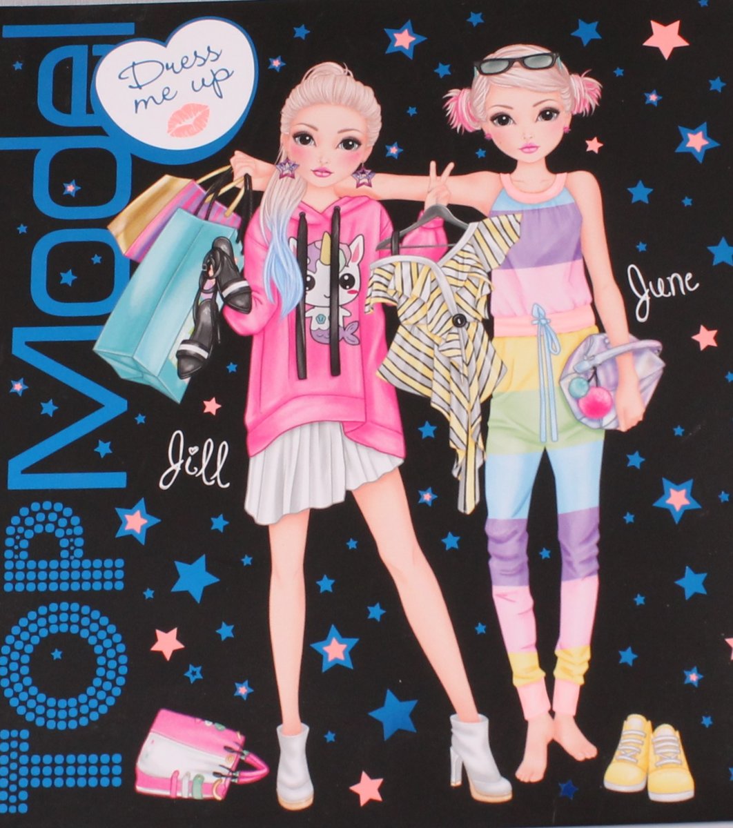 TOPModel Dress Me Up Stickerboek