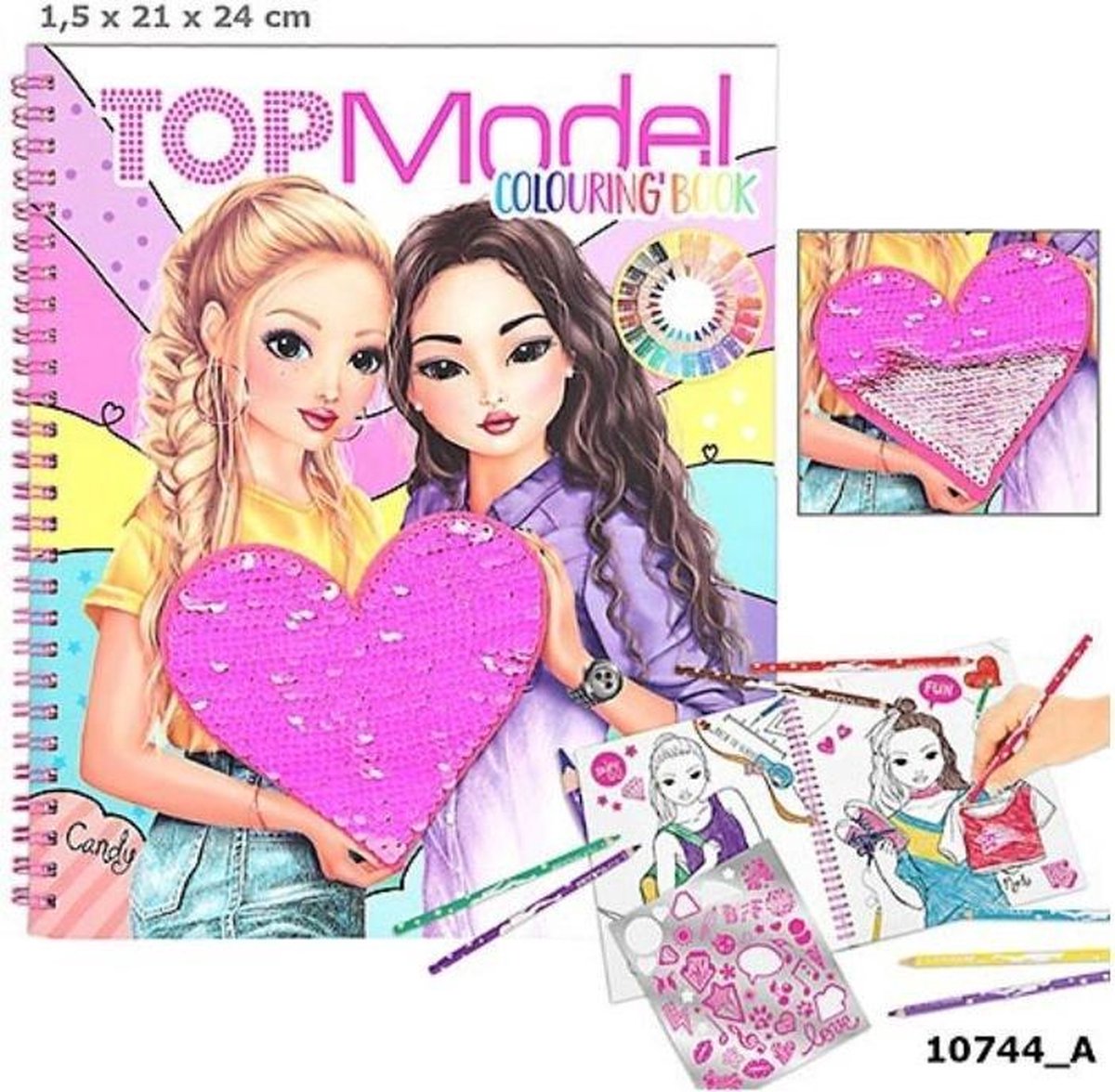 TOPModel Kleurboek Candy & Miju