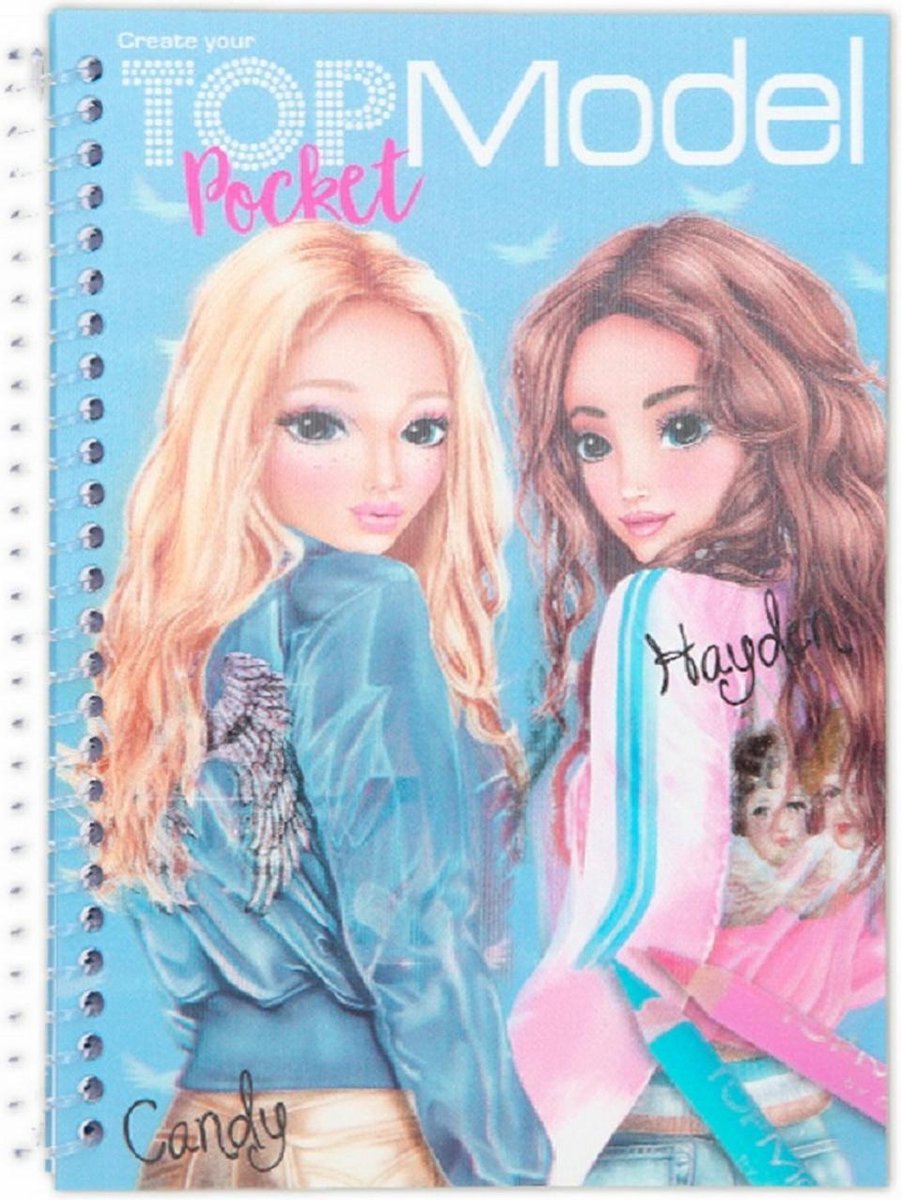 TOPModel Pocket Kleurboek 3D Candy en Hayden