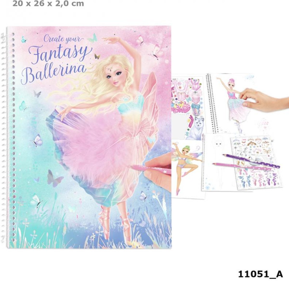 Topmodel Create Your Fantasy Model Klaeurboek BALLERINA