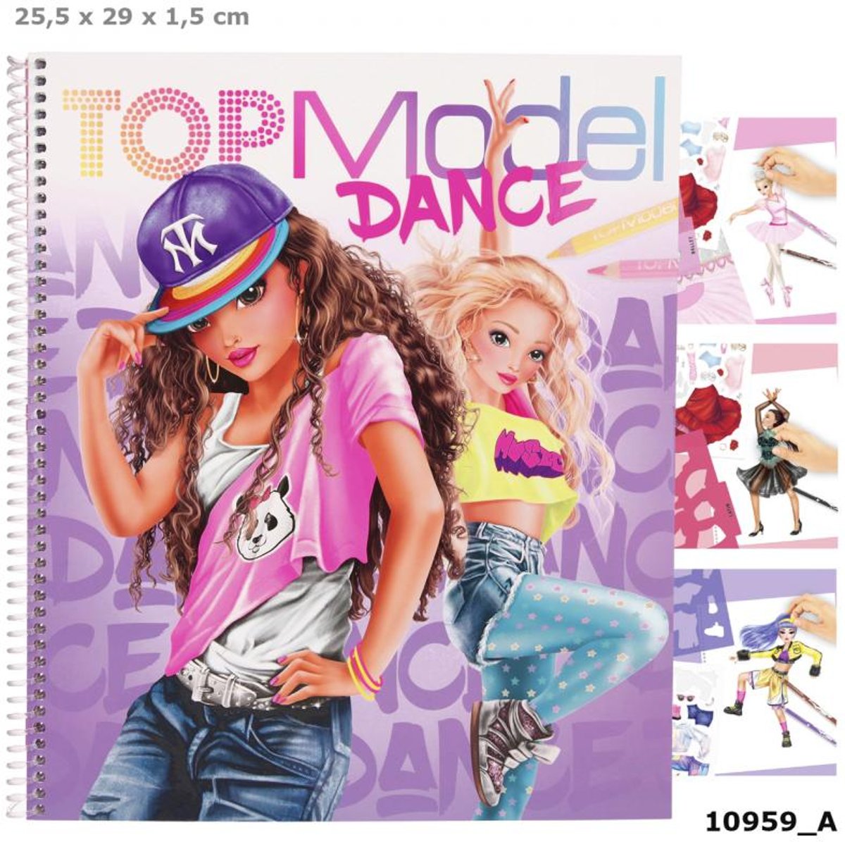 Topmodel Kleurboek  - DANCE