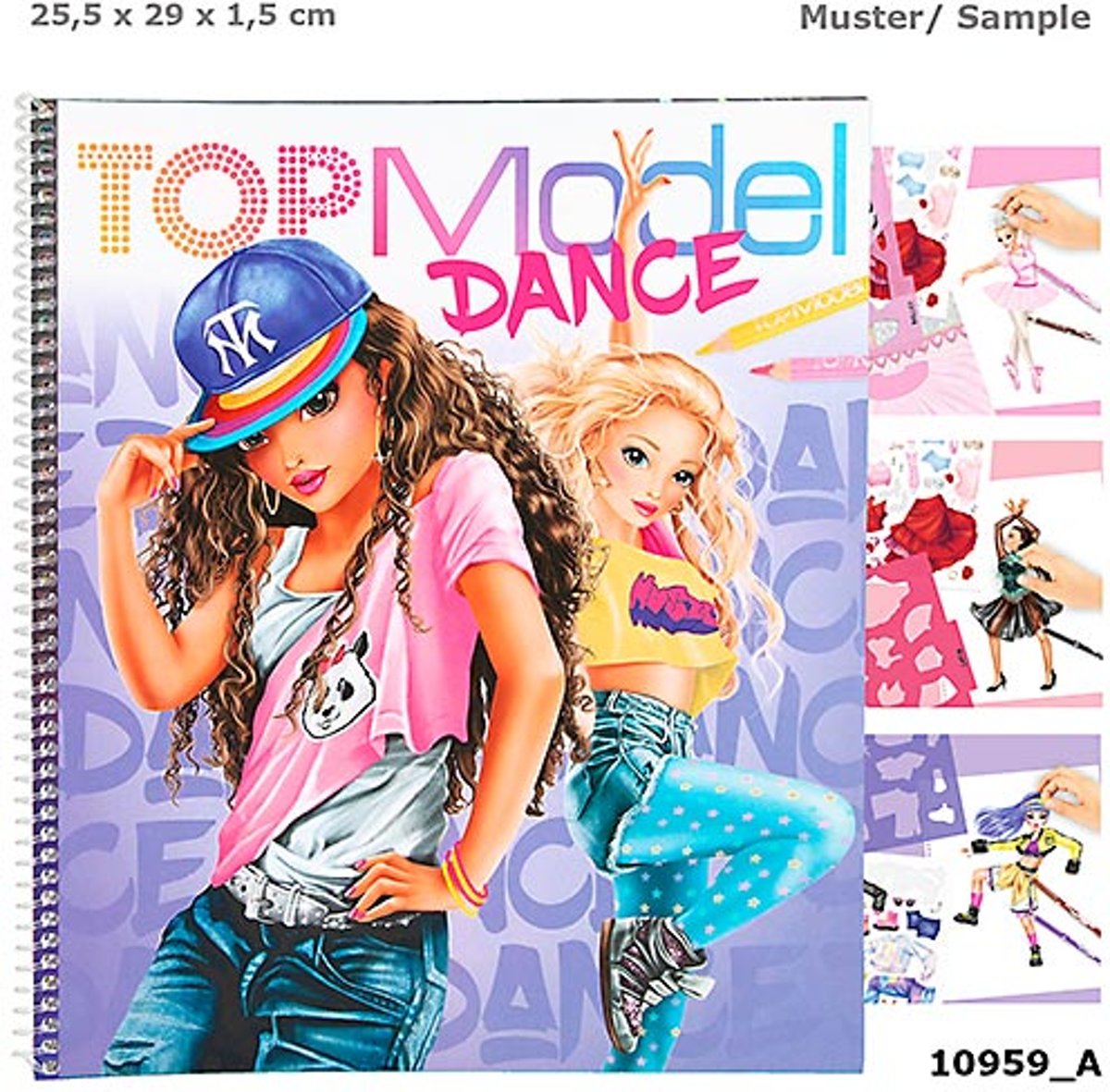 Topmodel Kleurboek - Dance