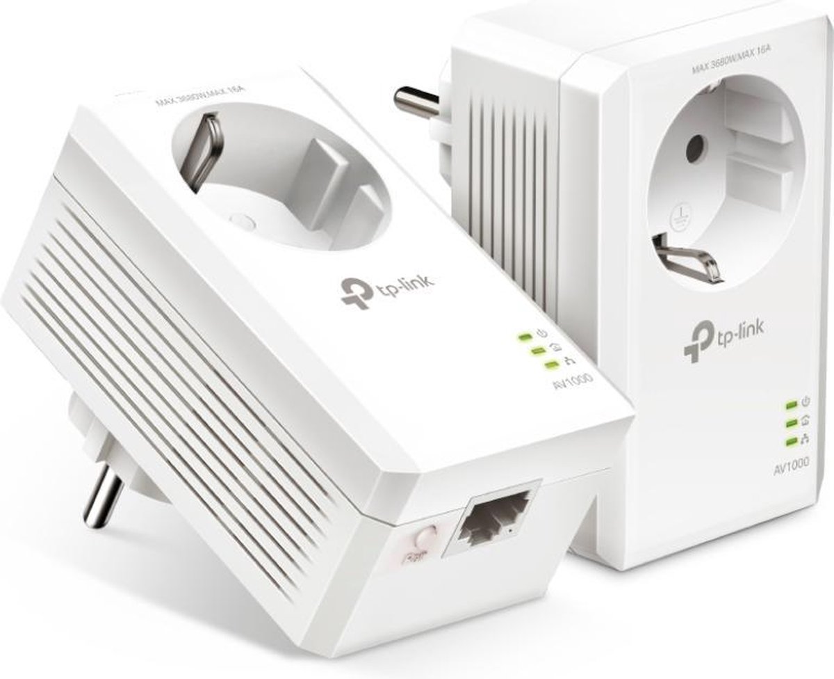 TP-Link TL-PA7017P KIT - Powerline zonder wifi - 1000 Mbps