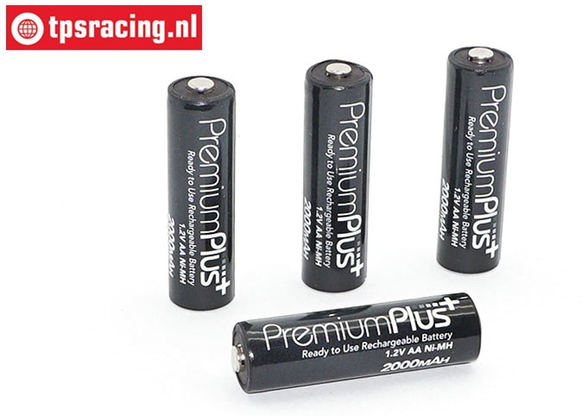 Accu, Premium Plus, (2000 mAh, 1,2 Volt), 4 st.