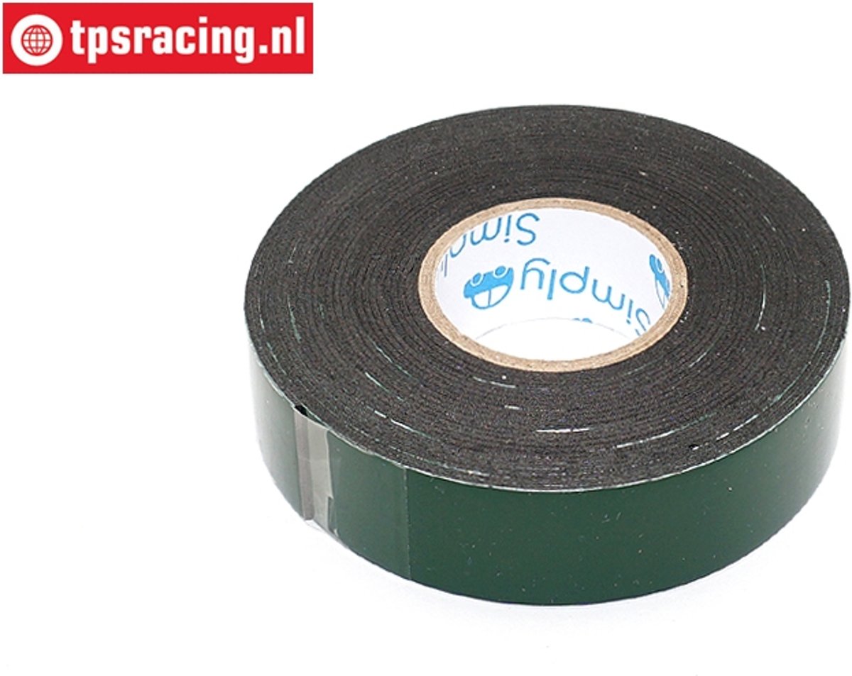 HQ Dubbelzijdig tape, (B25 mm - L 5 mtr), 1 st.