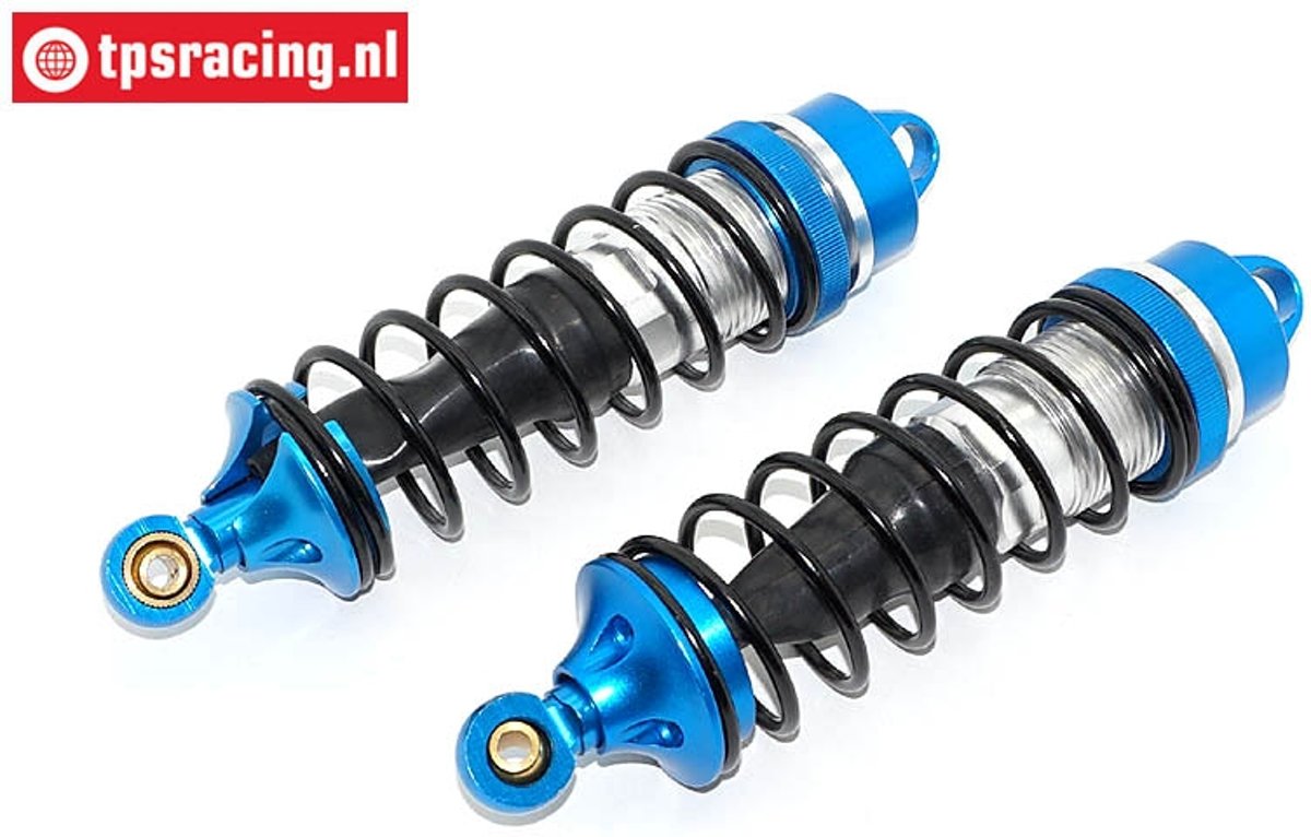 Schokdemper voor, (LOSI 5IVE-MINI WRC), (Aluminium), 2 st.