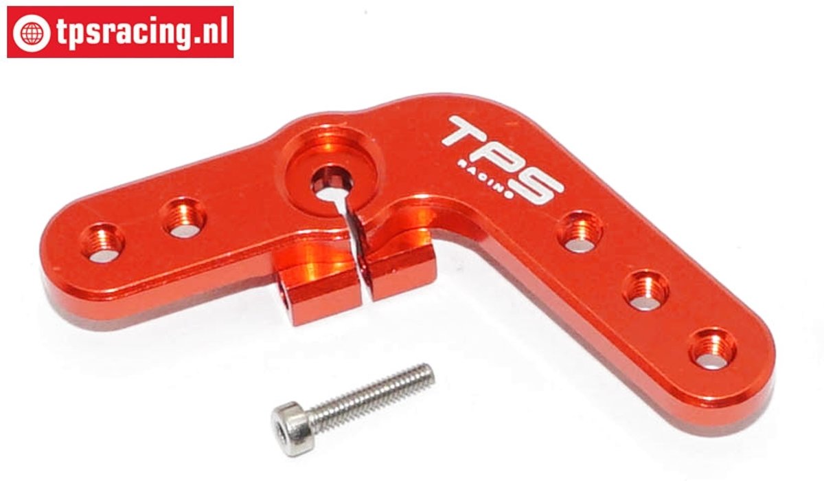 Servo hevel TPS, (15T, LOSI DBXL & MTXL Rood), (Aluminium), 1 st.