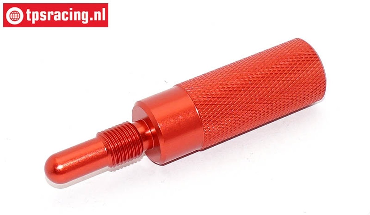 TPS0354/05 Aluminium Zuiger stopper Rood, 1 st.