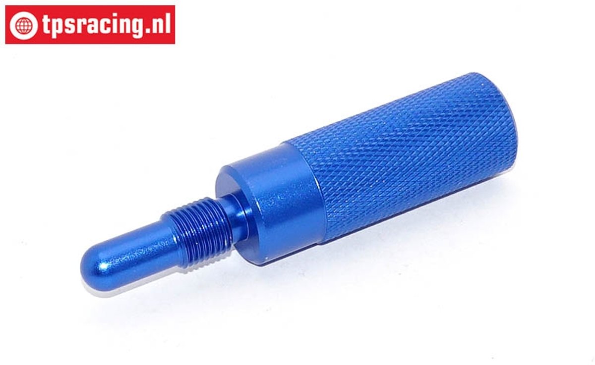 TPS0354/07 Aluminium Zuiger stopper Blauw, 1 st.