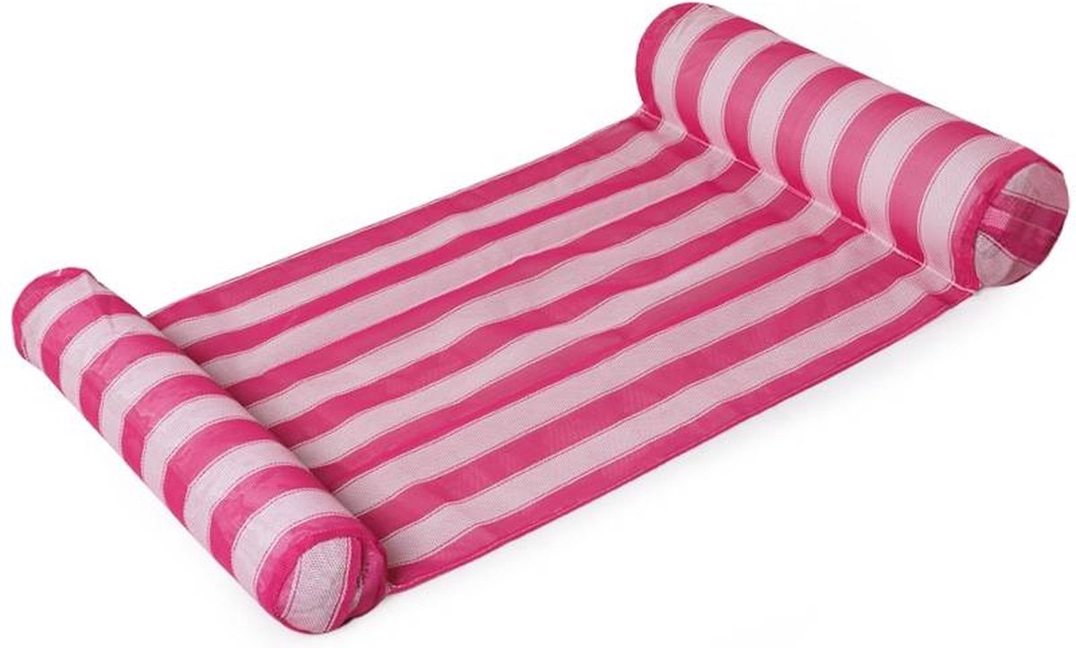 Travelly - Luxe Waterhangmat - Hangmat - Luchtbed - Luchtmatras Zwembad - Waterspeelgoed - Water hangmat - Roze