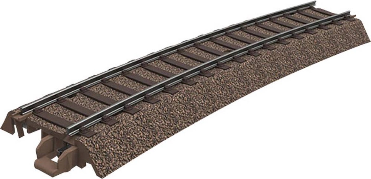 H0 Trix C-rails T62315 Gebogen rails R3 15 °