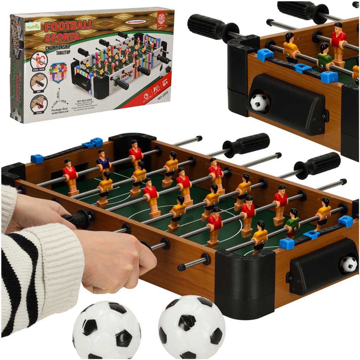 Voetbaltafel -   -  spel -  tafel - Voetbaltafel klein