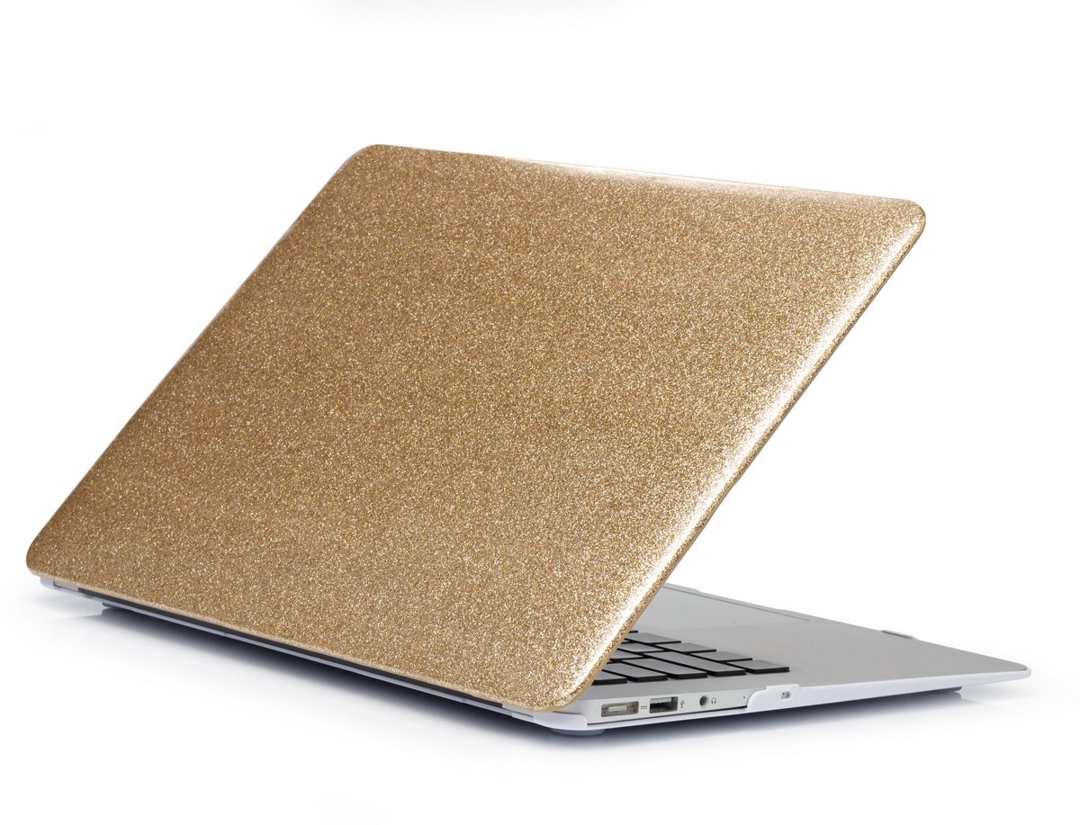 Tablet2you - Apple MacBook Air - hard case - hoes - Glossy - Goud - 13.3