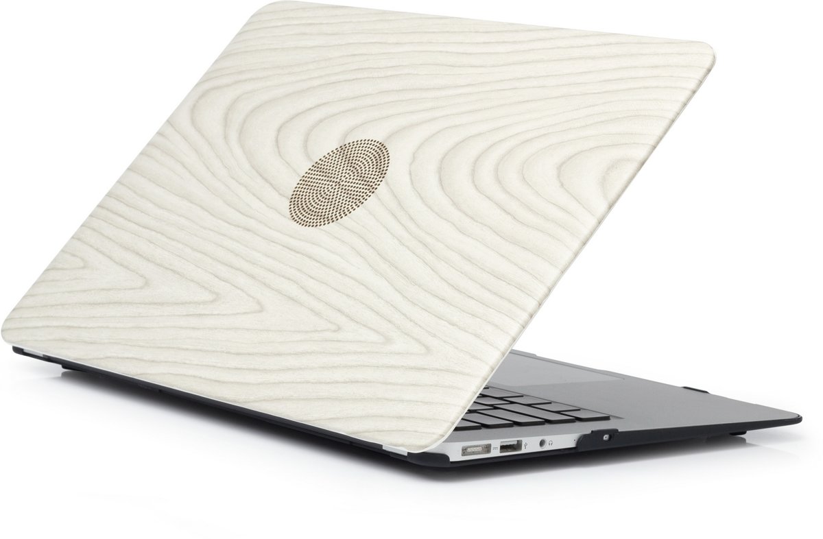 Tablet2you - Apple MacBook Air - hard case - hoes - Houtkleur - Grijs eiken - 13.3