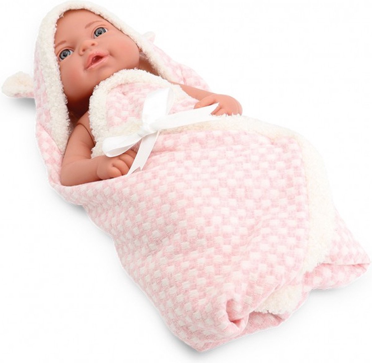 Babypop 40 cm - Tachan - Met Inbakendoek - Swaddle Baby