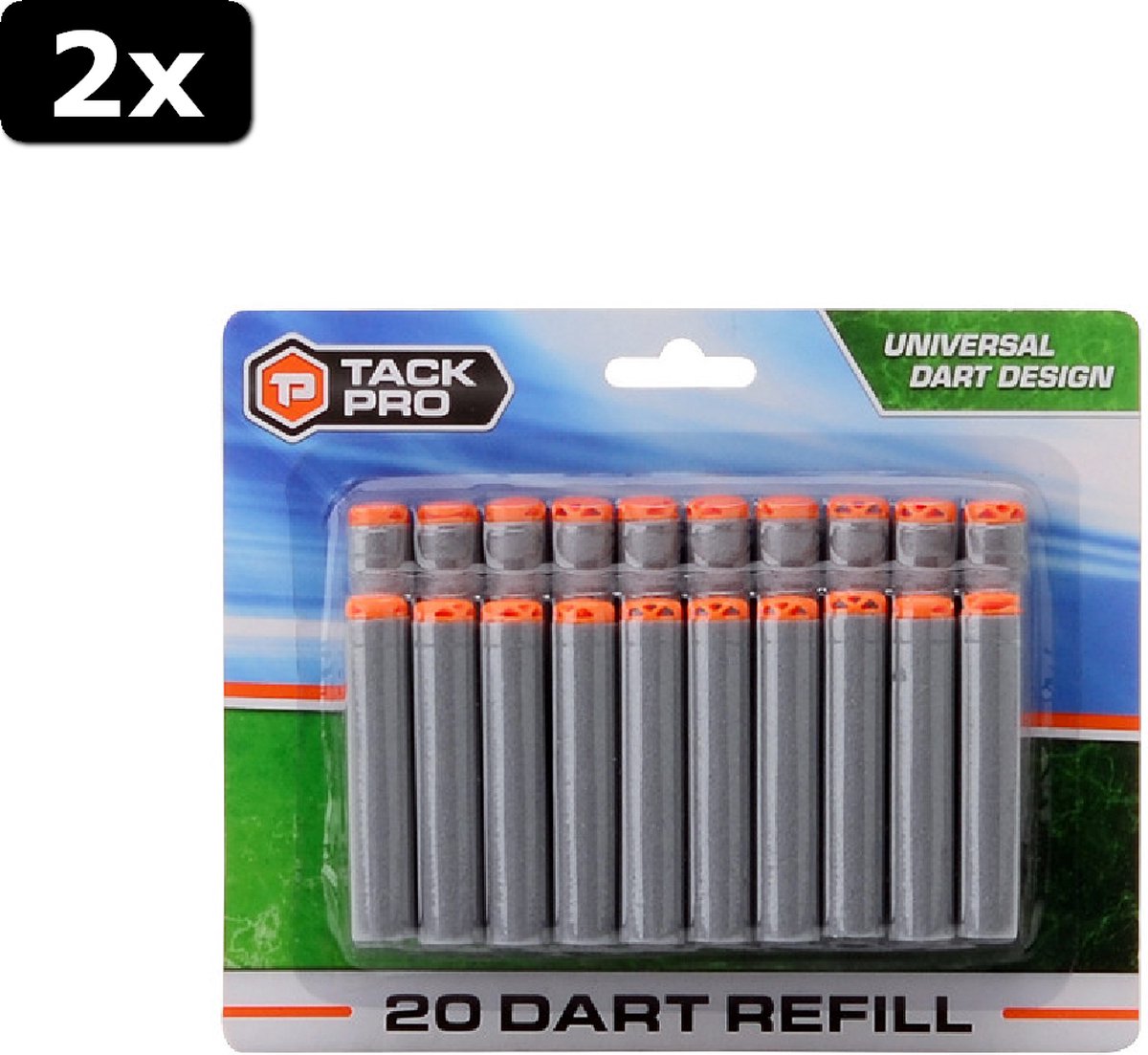 2x Tack Pro Dart Refill 20 darts