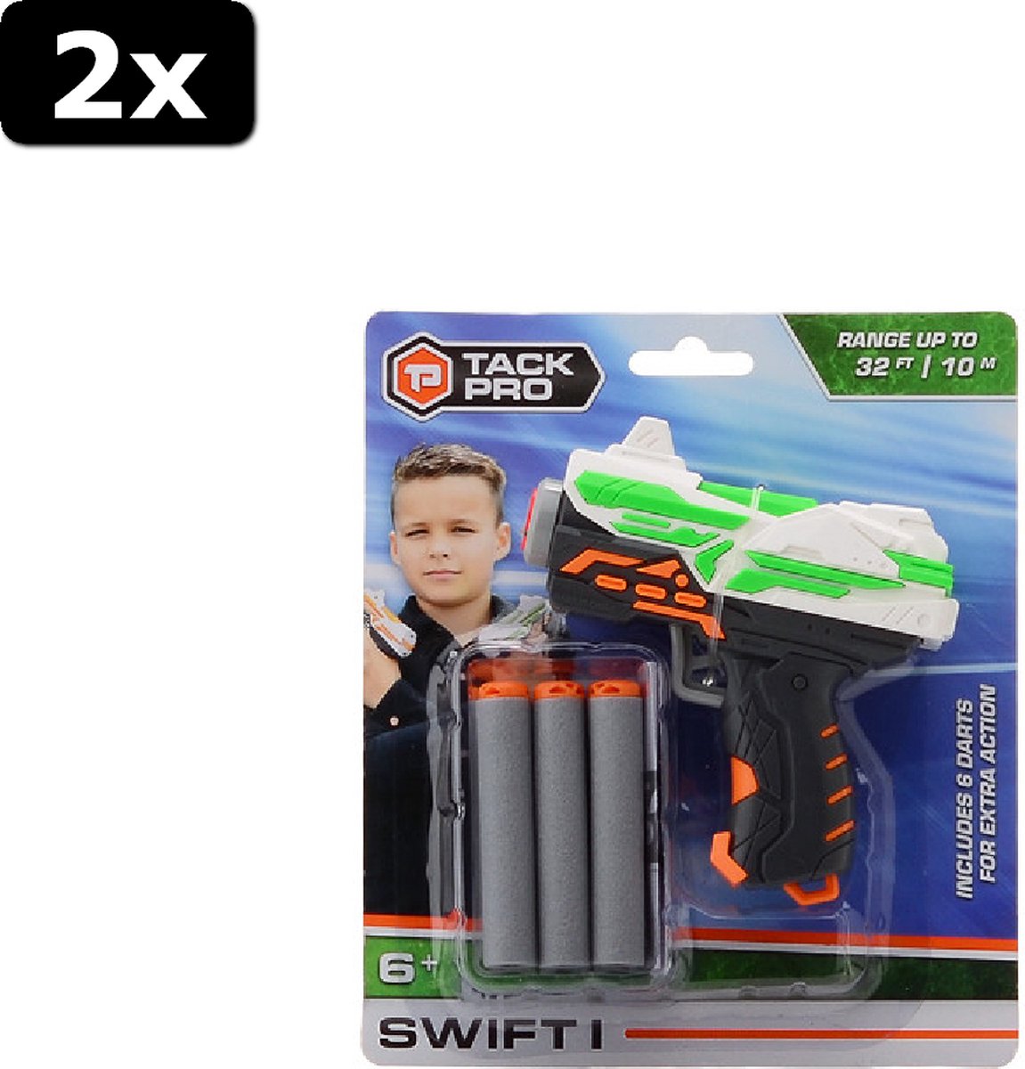 2x Tack Pro Swift I met 6 darts 11cm