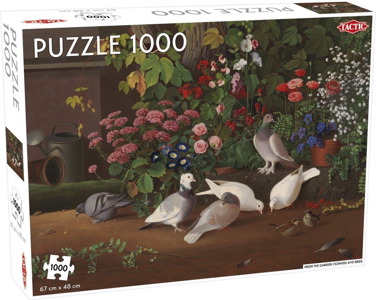 Puzzel 1000 stukjes - Flowers and Birds