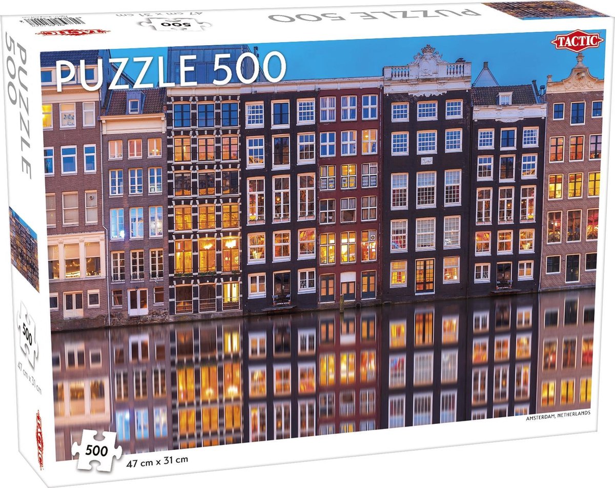 Puzzel Amsterdam, Netherlands 500 Stukjes