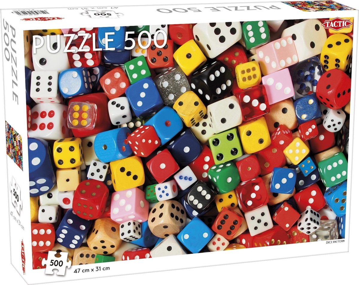 Puzzel Dices Pattern 500 Stukjes