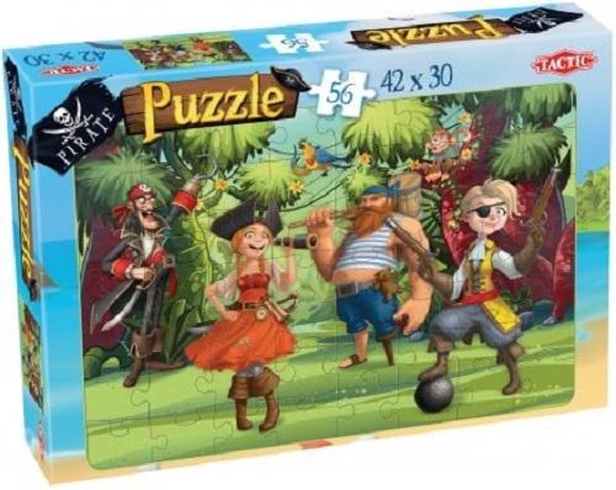 Tactic Legpuzzel Jungle Junior 42 X 30 Cm Karton 56 Stukjes