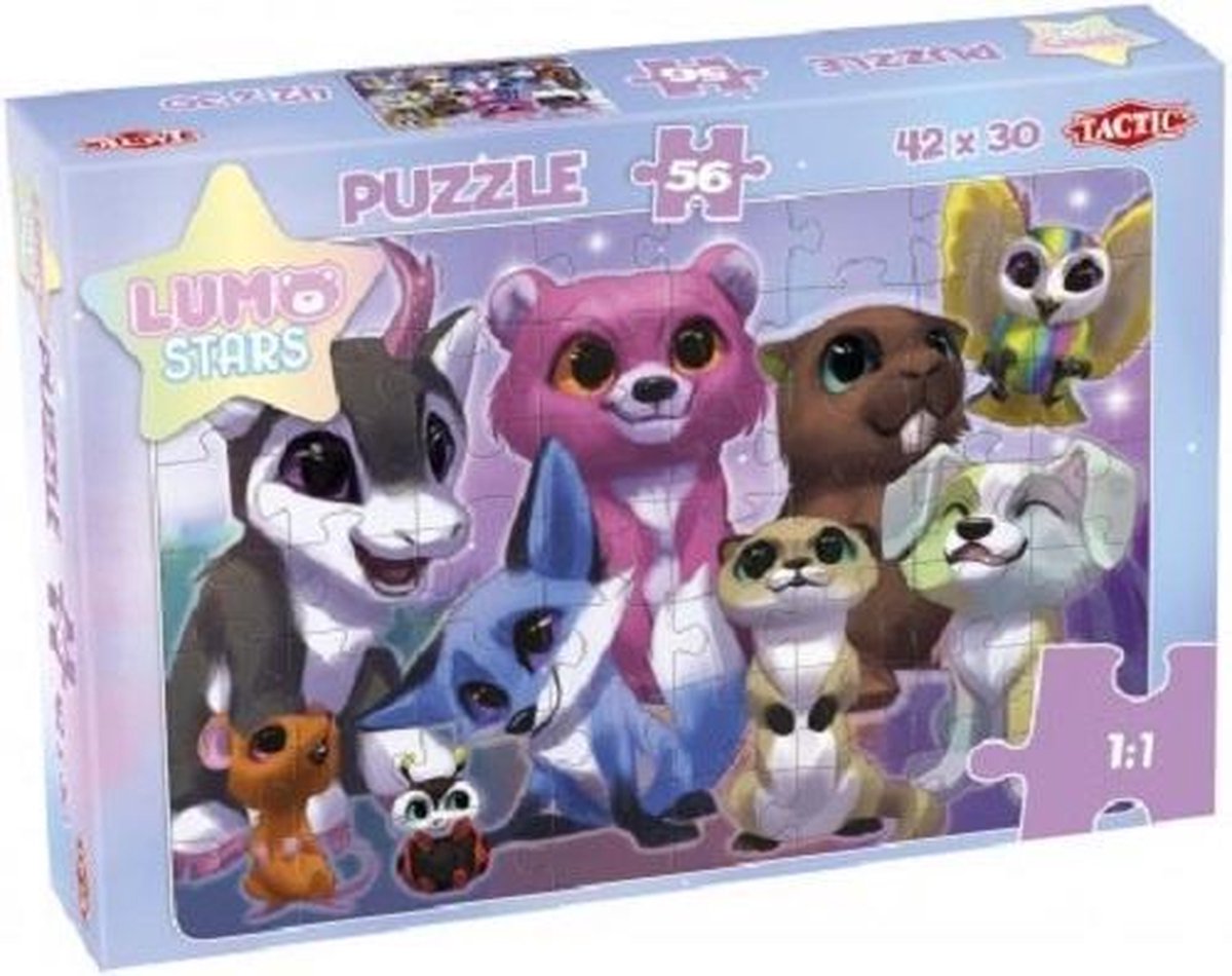 Tactic Legpuzzel Lumo Stars Friends Junior 42 X 30 Cm 56 Stukjes