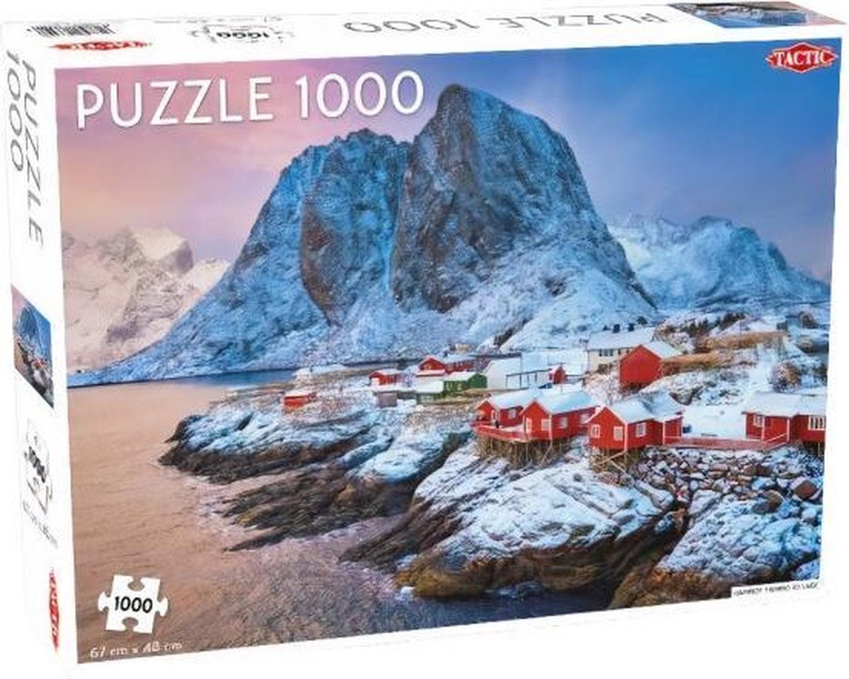 Tactic Puzzel 1000 Stukjes Volwassenen - Puzzels - Hobby - Legpuzzel - Landschap - Vissersstadje