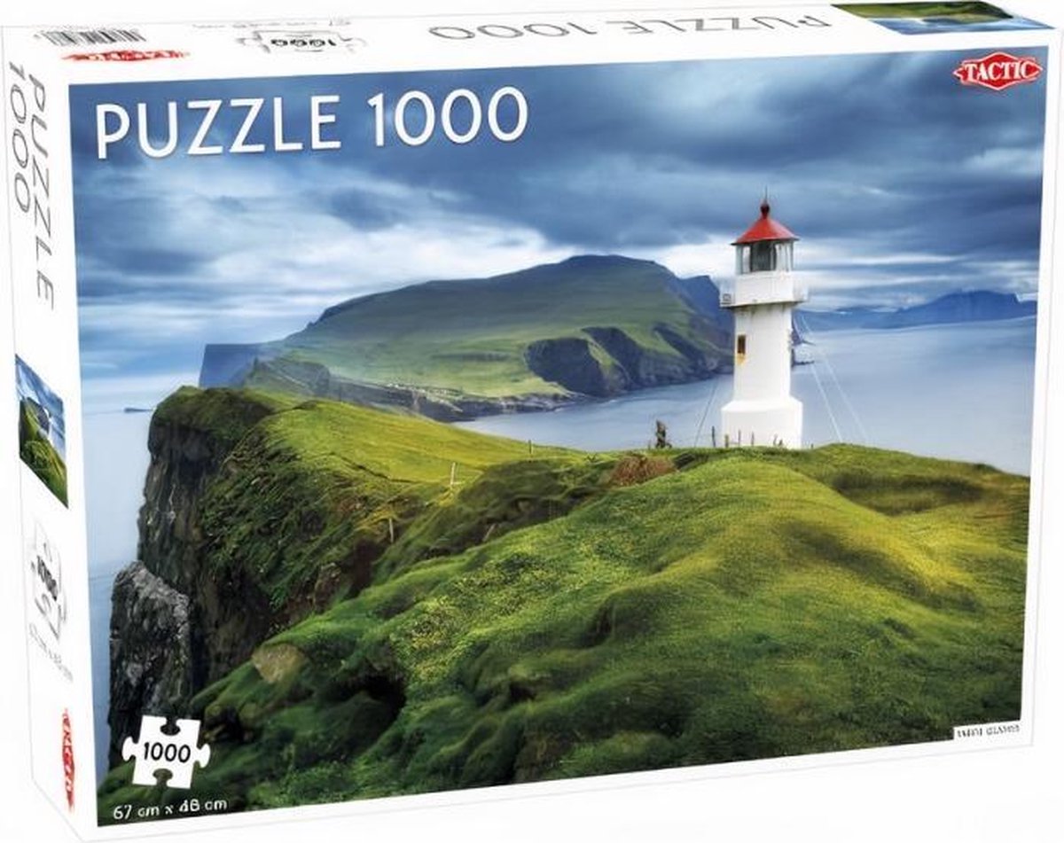 Tactic Puzzel 1000 Stukjes Volwassenen - Puzzels - Hobby - Legpuzzel - Natuur - Faroe Eilanden