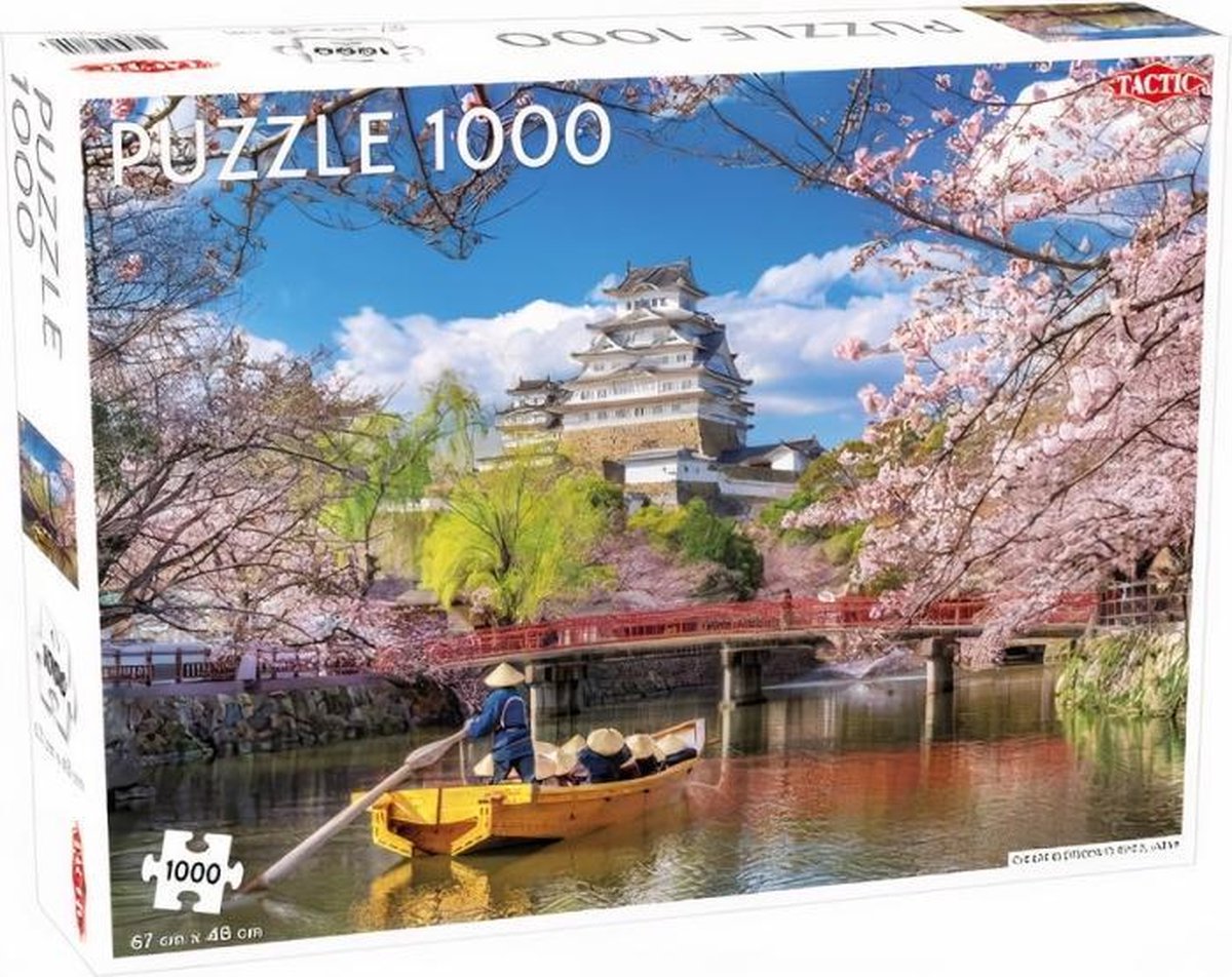 Tactic Puzzel 1000 Stukjes Volwassenen - Puzzels - Hobby - Legpuzzel - Natuur - Kersenbloemen