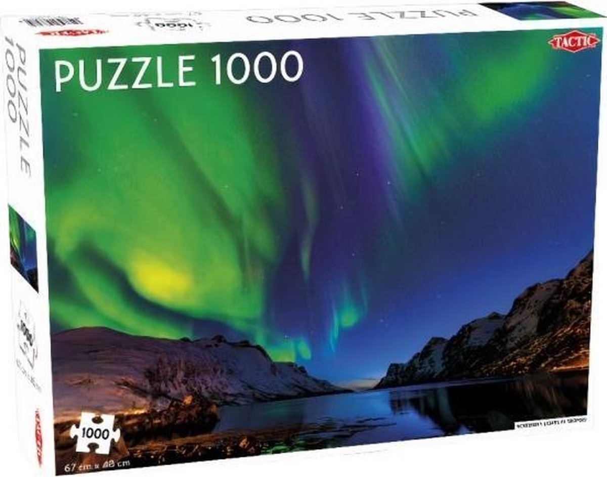 Tactic Puzzel 1000 Stukjes Volwassenen - Puzzels - Hobby - Legpuzzel - Natuur - Poollicht