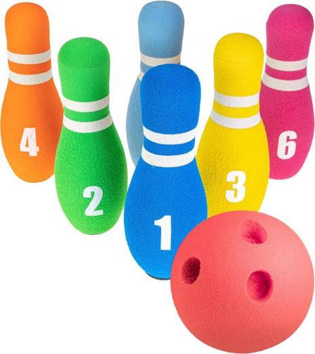 bowlingset junior 21 x 33,5 foam 7-delig