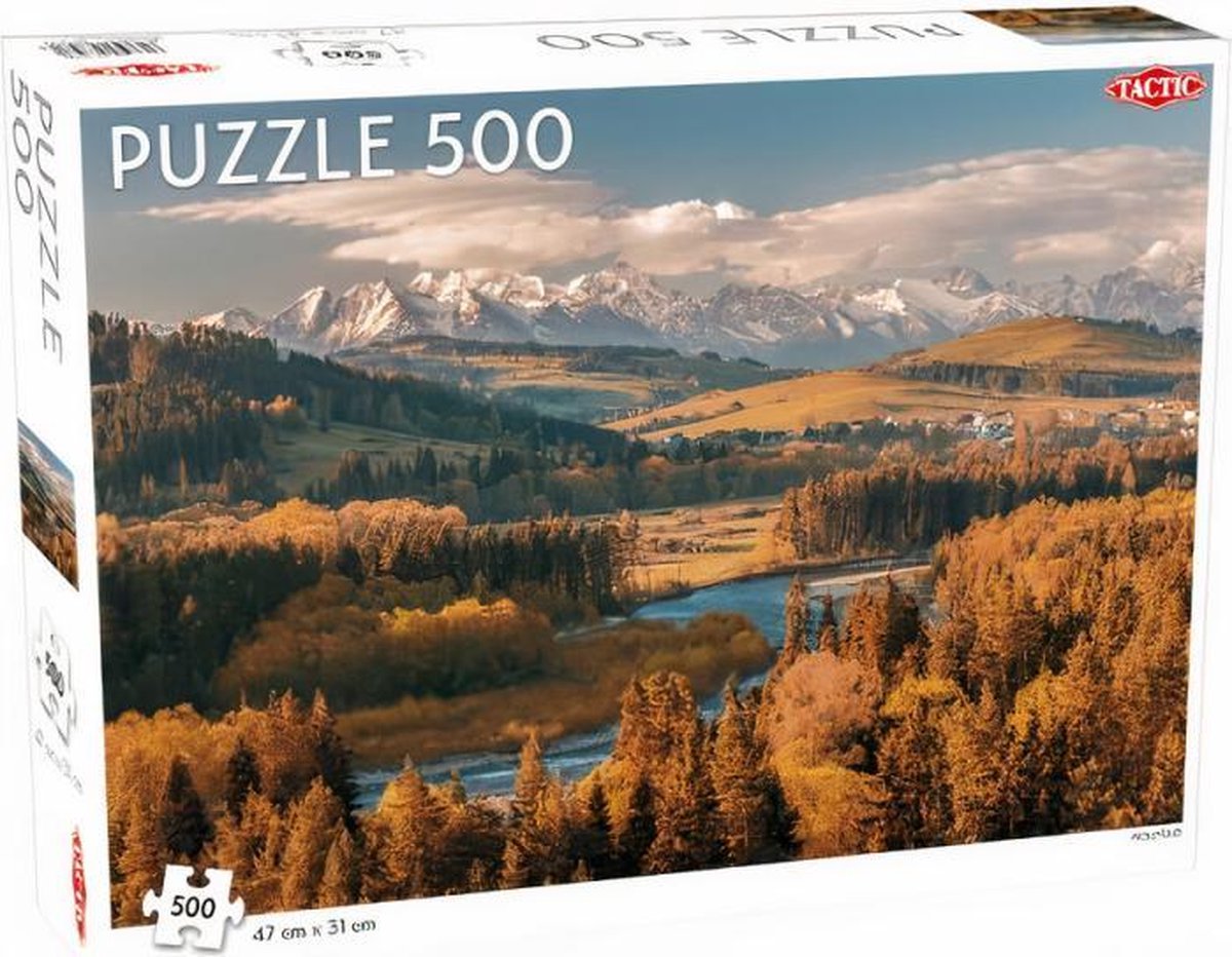 legpuzzel Mountain 31 x 47 cm karton 500 stukjes