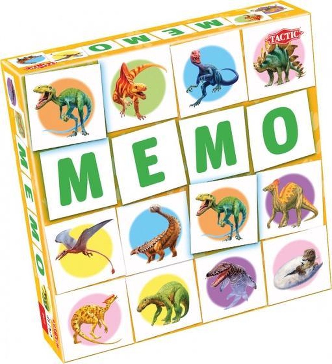 memory Dino Memo 22 x 22 cm karton 54-delig