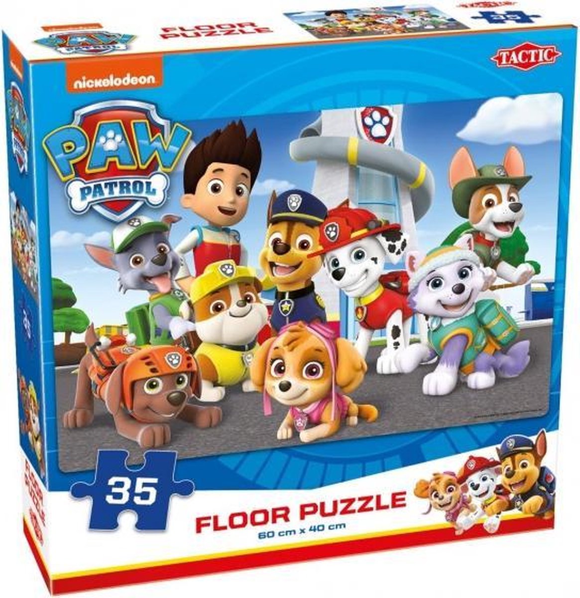 vloerpuzzel Nickelodeon Paw Patrol 60 x 40 cm 35-delig