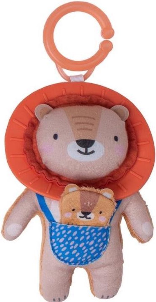 Taf Toys Rammelaar Harry Lion Junior 24 Cm Textiel Oranje/bruin