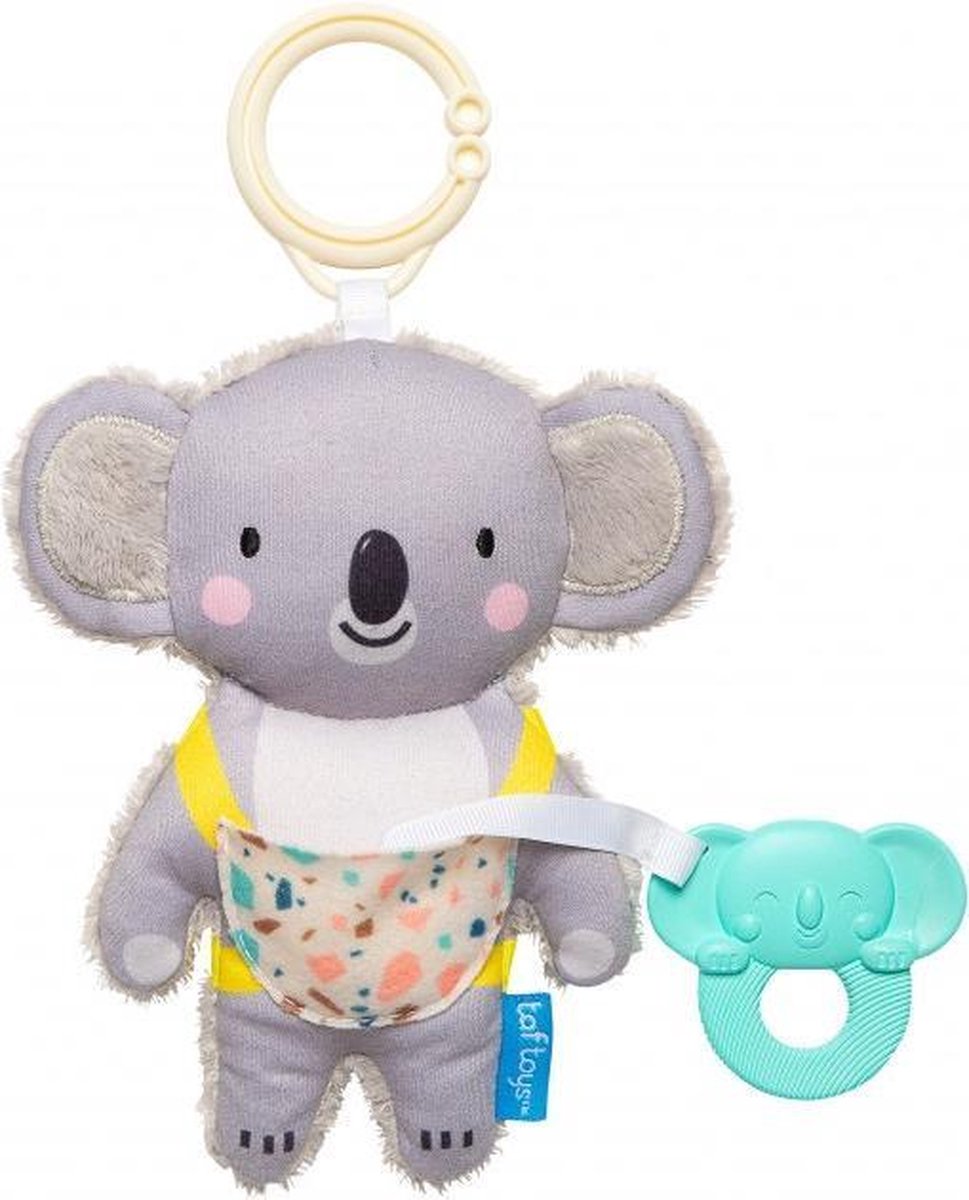 Taf Toys Rammelaar Kimmy The Koala Junior 17 Cm Grijs