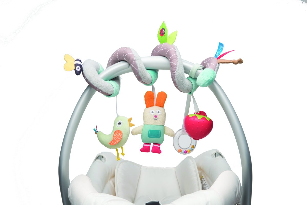 Spiraal voor aan de wandelwagen