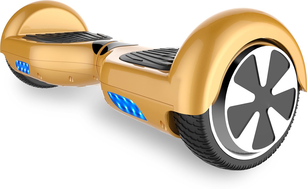 Tailwind Self Balancing Smart Hoverboard Balance Scooter 6.5 inch/ V.5 Bluetooth speakers/ LED Verlichting /speciaal ontwerp - Geel