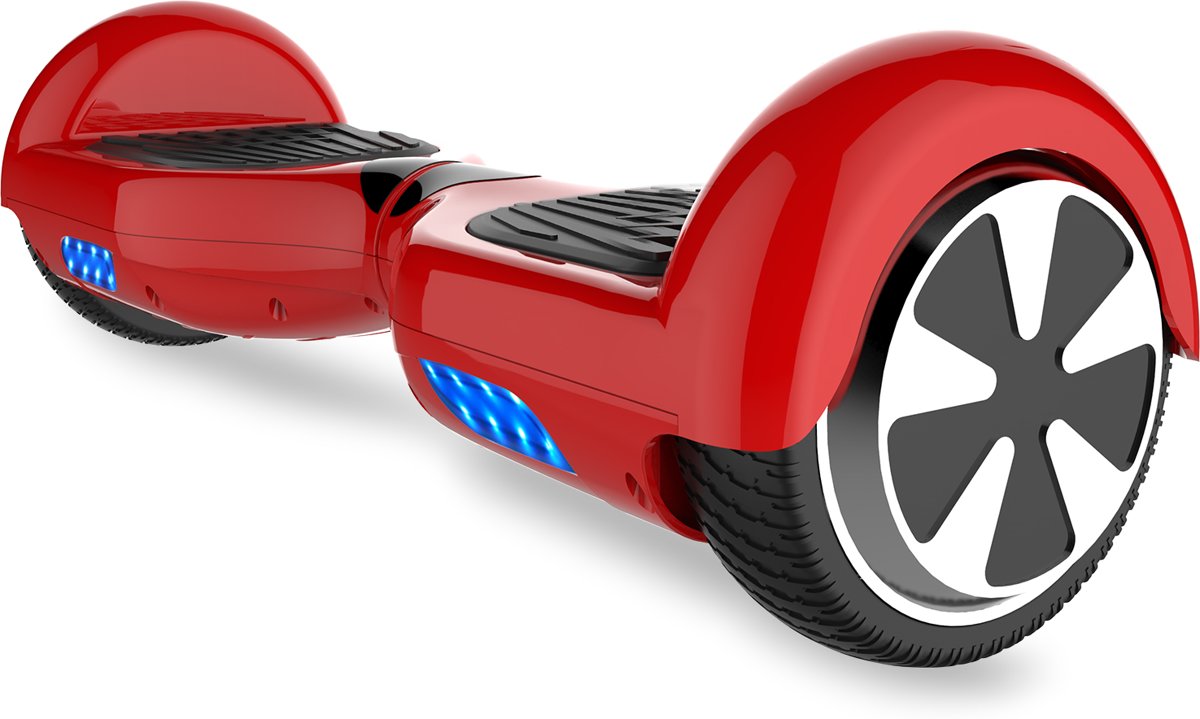 Tailwind Self Balancing Smart Hoverboard Balance Scooter 6.5 inch/ V.5 Bluetooth speakers/ LED Verlichting /speciaal ontwerp - Rood